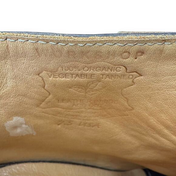 Bed Stu Onset Olivia Women’s Size 7.5 Peep Toe Fringe Booties Brown Leather Heel - Picture 10 of 11